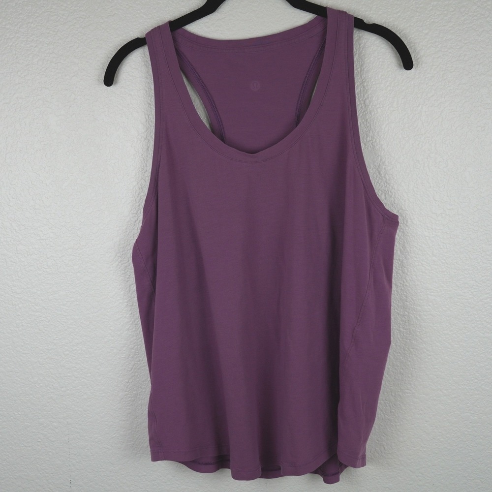 Lululemon Racerback Tank Top Purple Size 8 Athleisure Yoga Activewearβ